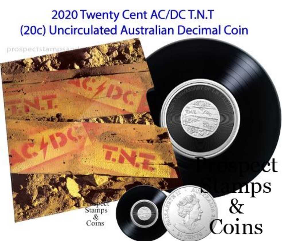 AC/DC T.N.T 20c Coin  coin collectible [Barcode 9314688105812] - Main Image 3