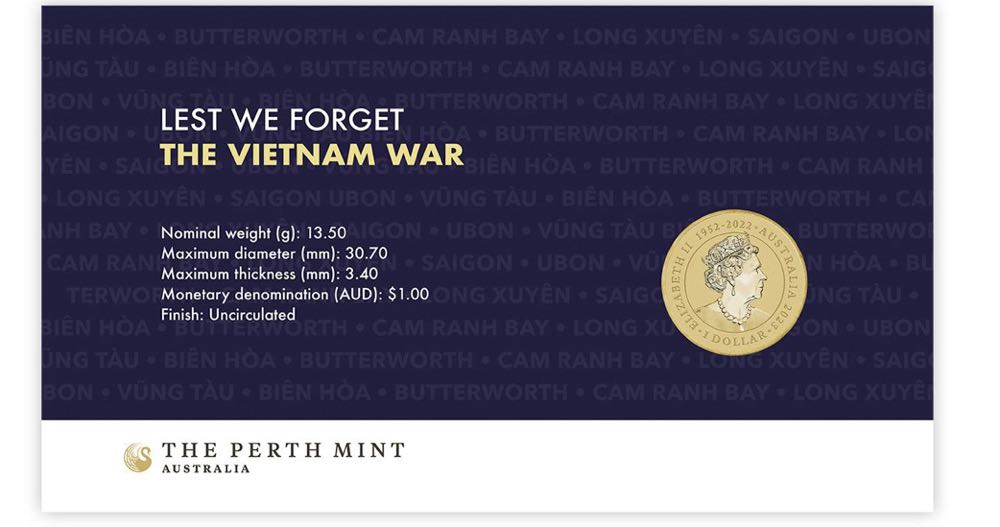 Lest We Forget The Vietnam War PNC  coin collectible [Barcode 9312650923433] - Main Image 2