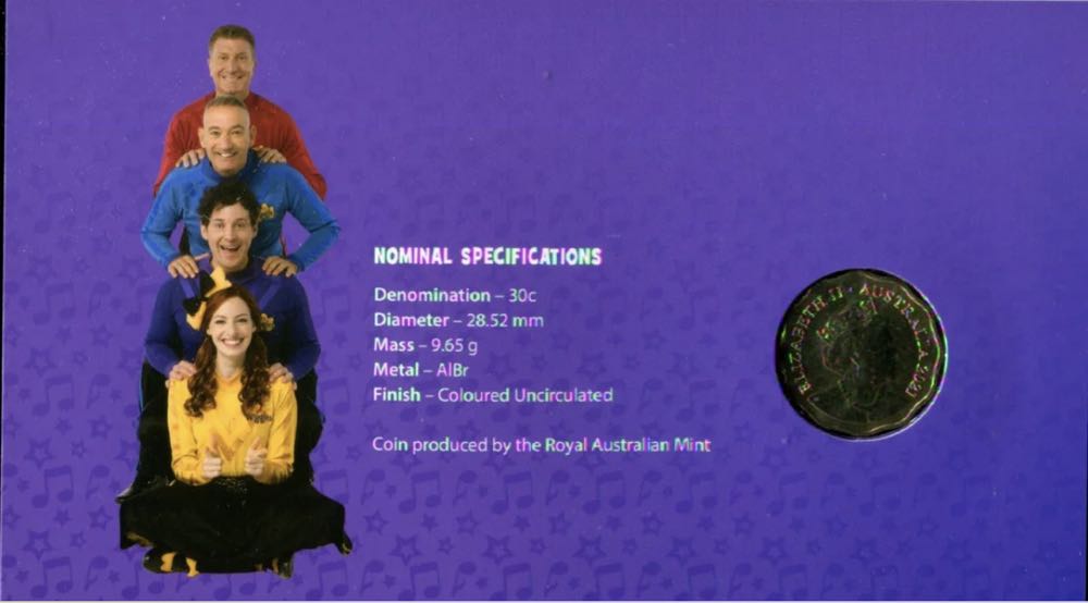The Wiggles 30 Years Emma PNC  coin collectible [Barcode 9312650862084] - Main Image 4