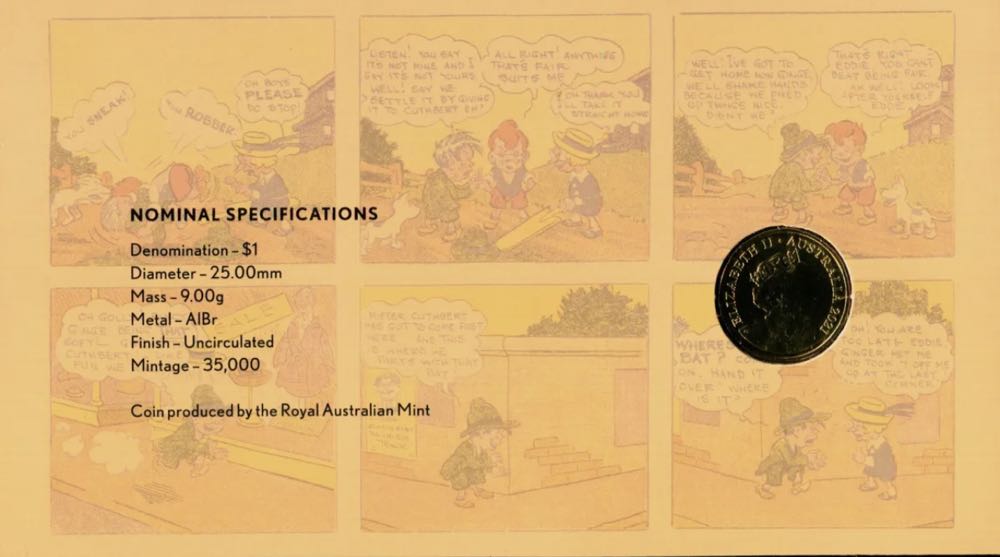 Ginger Meggs Celebrating 100 Yrs  coin collectible [Barcode 9312650872502] - Main Image 4