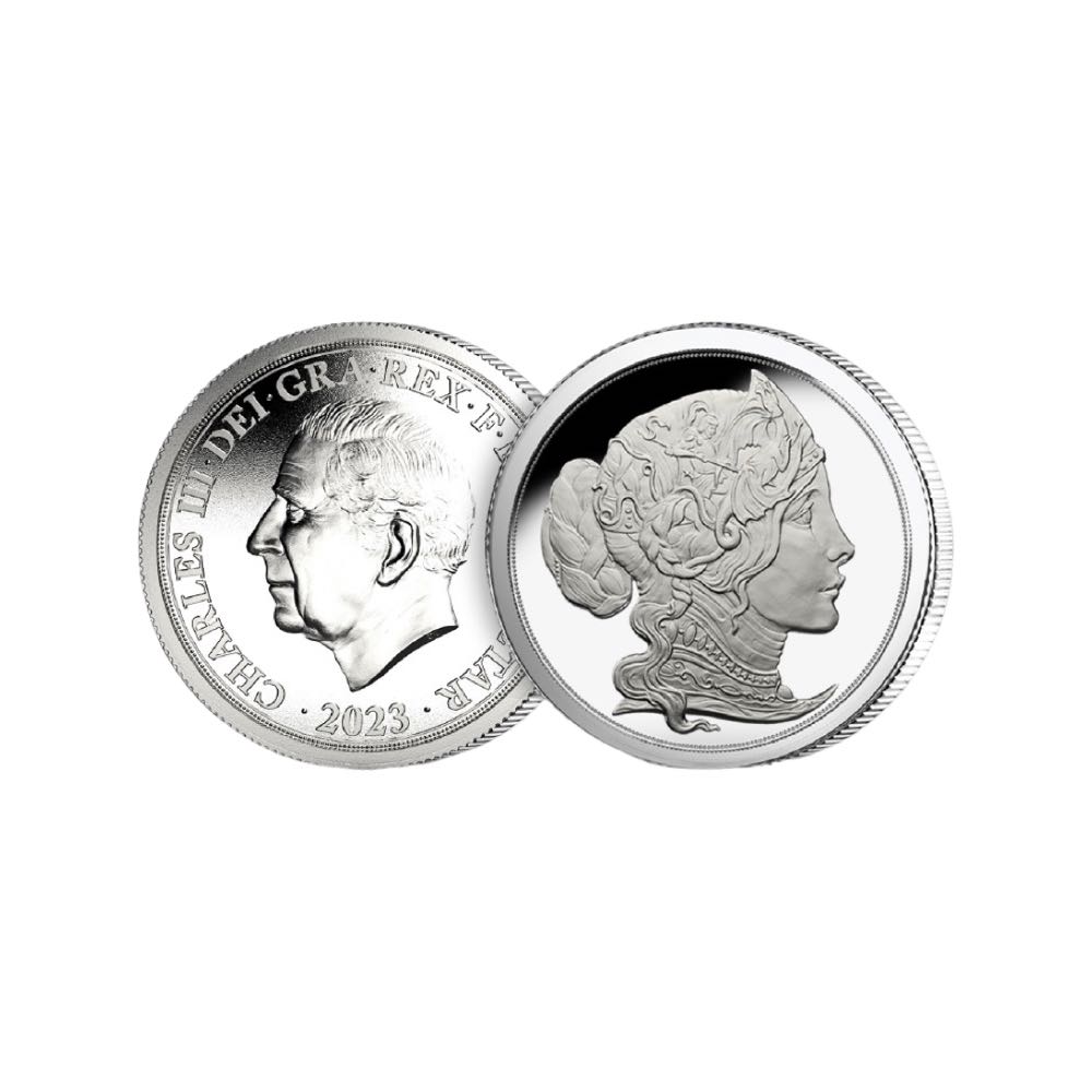 The Love Story Silver Proof Sovereign  coin collectible - Main Image 2