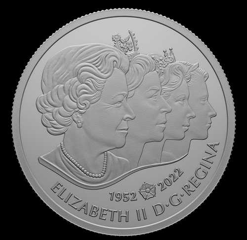Portrait de la reine Élizabeth II - Pièce de 1/4 oz en argent pur  coin collectible [Barcode 623932103825] - Main Image 2