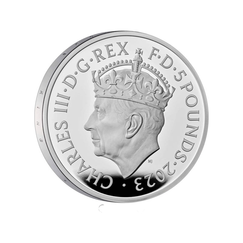 King Charles III Coronation £5 Silver Proof Coin  coin collectible - Main Image 2