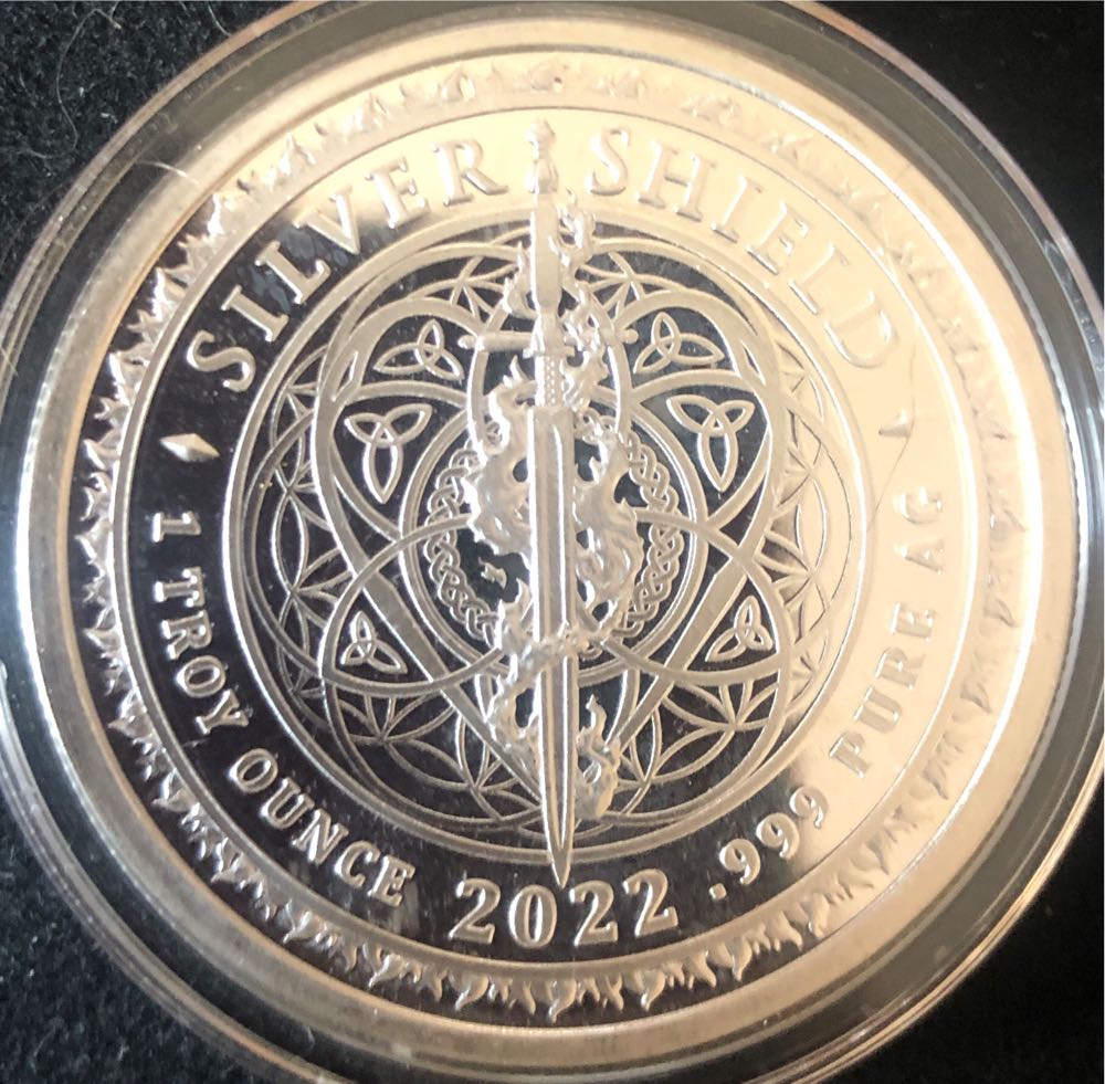 Silver Shield Justice coin collectible - Main Image 2