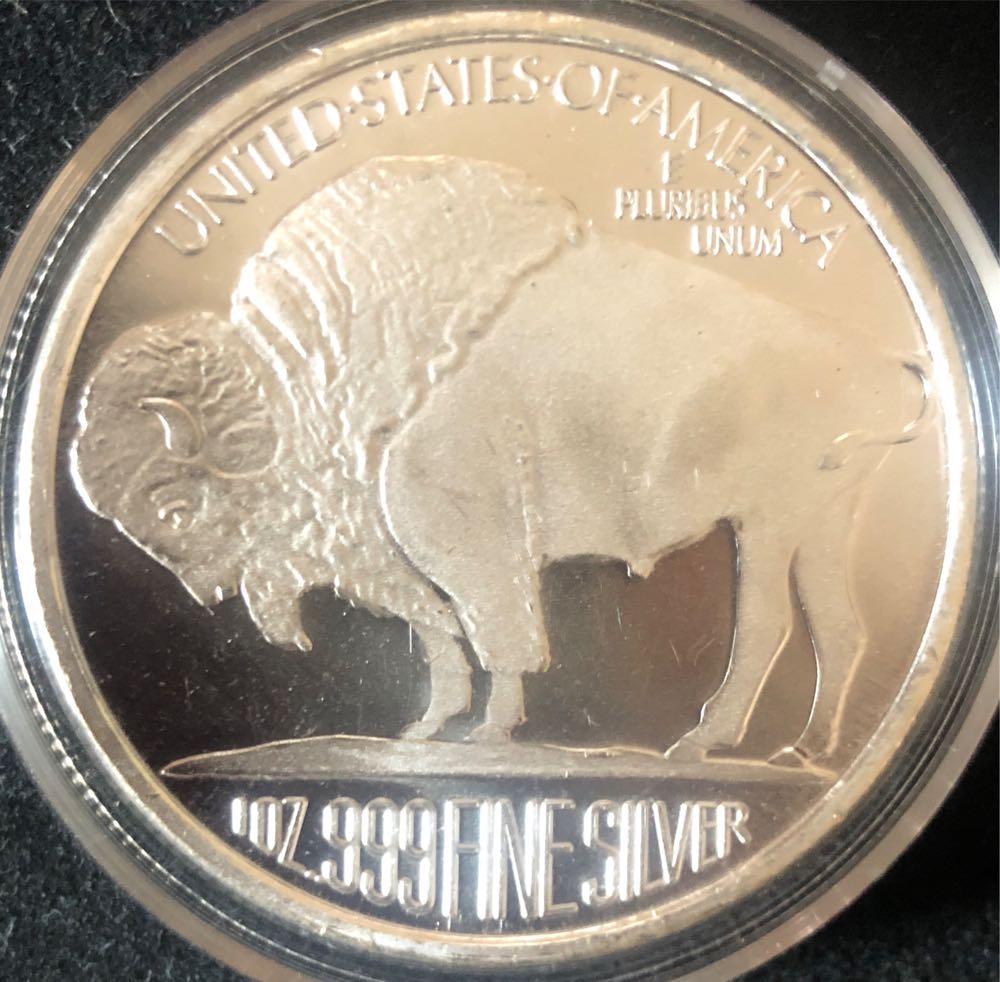 Buffalo Silver Round  coin collectible - Main Image 2