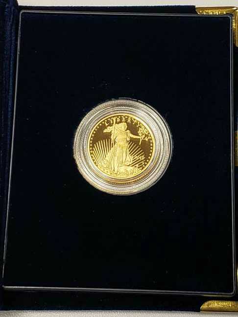 2010 American Eagle One-Quarter Ounce Gold Proof Coin  coin collectible [Barcode 704785110816] - Main Image 2