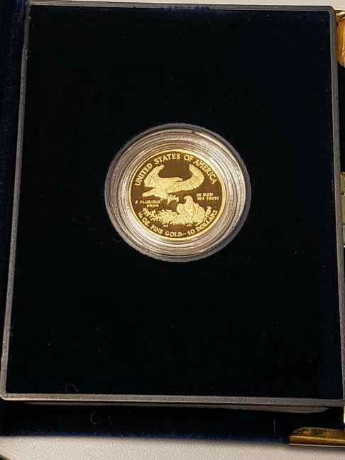 2010 American Eagle One-Quarter Ounce Gold Proof Coin  coin collectible [Barcode 704785110816] - Main Image 3