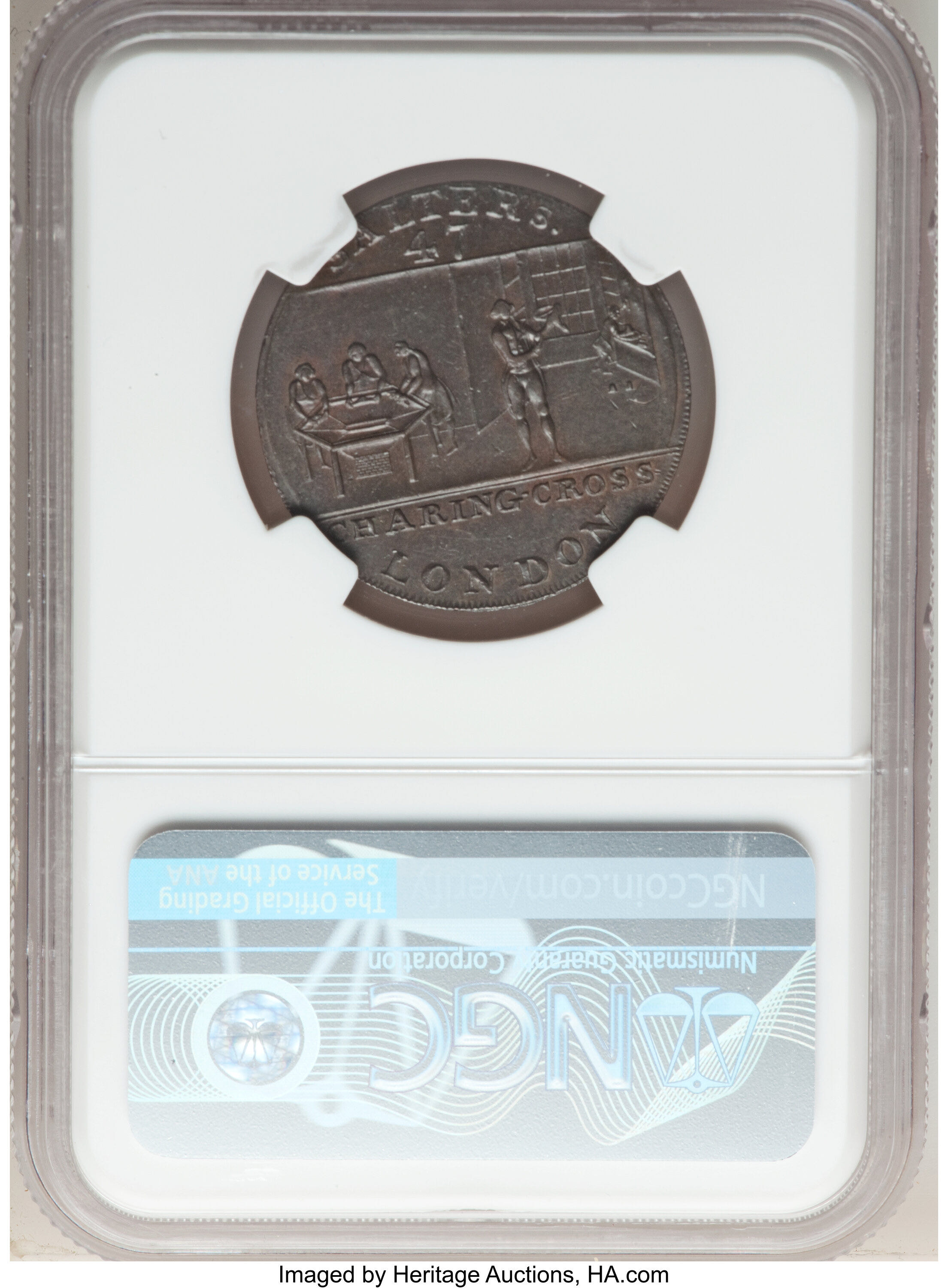 (1790’s) 1/2 Penny Middlesex  coin collectible - Main Image 2