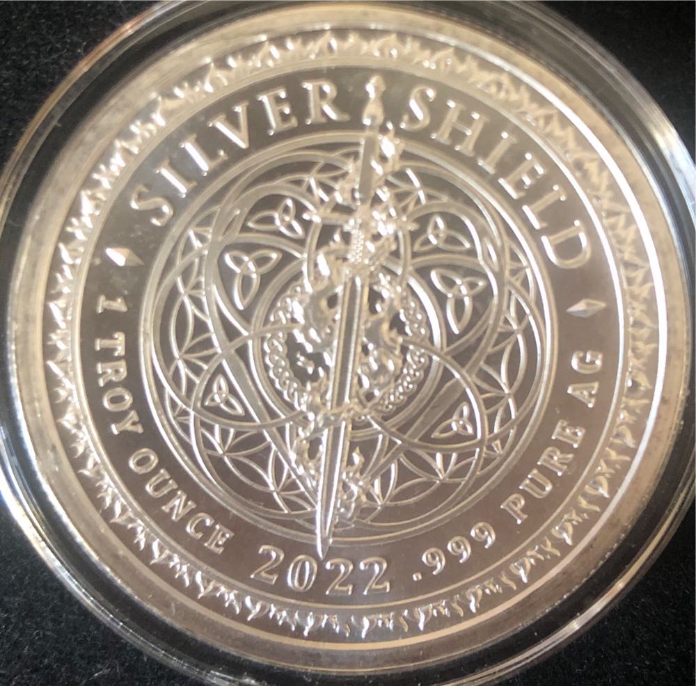 Silver Shield Trivium Girls  coin collectible - Main Image 2