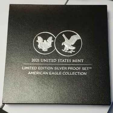 2021 United States Mint Limited Edition Silver Proof Set American Eagle Collection   coin collectible [Barcode 704786261272] - Main Image 2