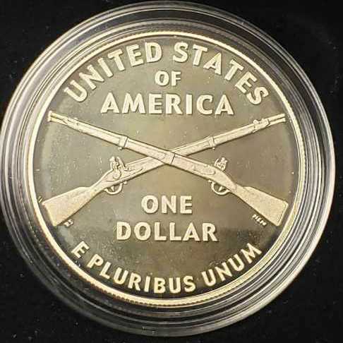 2012 Infantry Soldier Silver Dollar  coin collectible [Barcode 704785361034] - Main Image 2