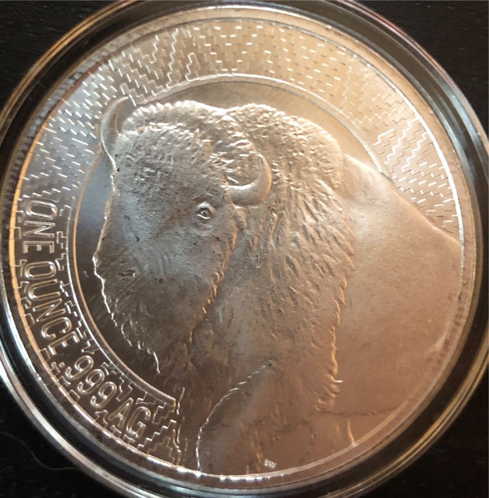 Buffalo Warrior Round  coin collectible - Main Image 2