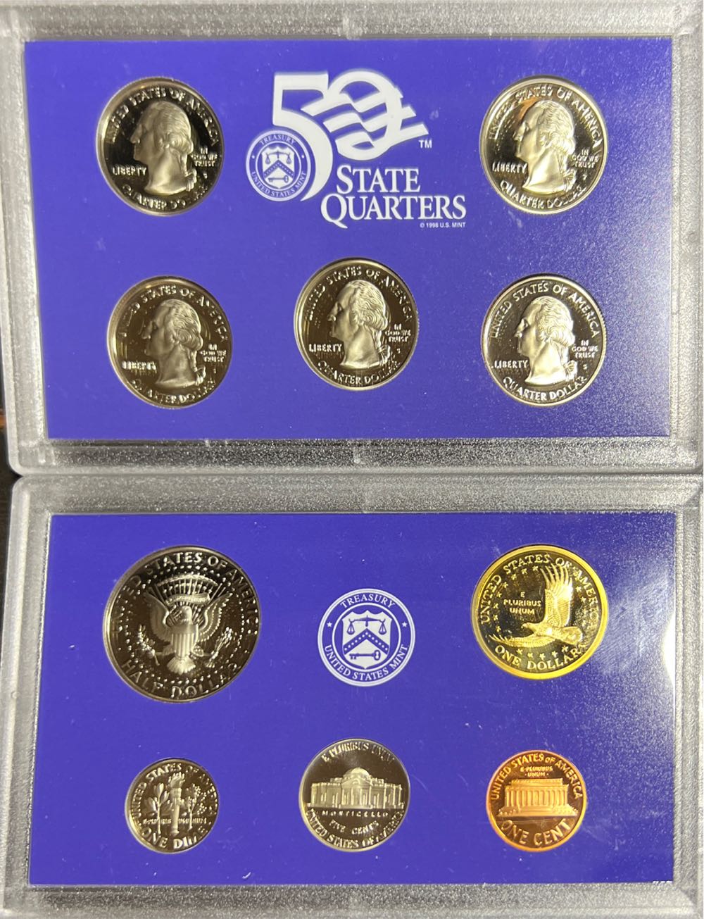 US 10 Coin Proof Set - 2007 S  coin collectible - Main Image 2