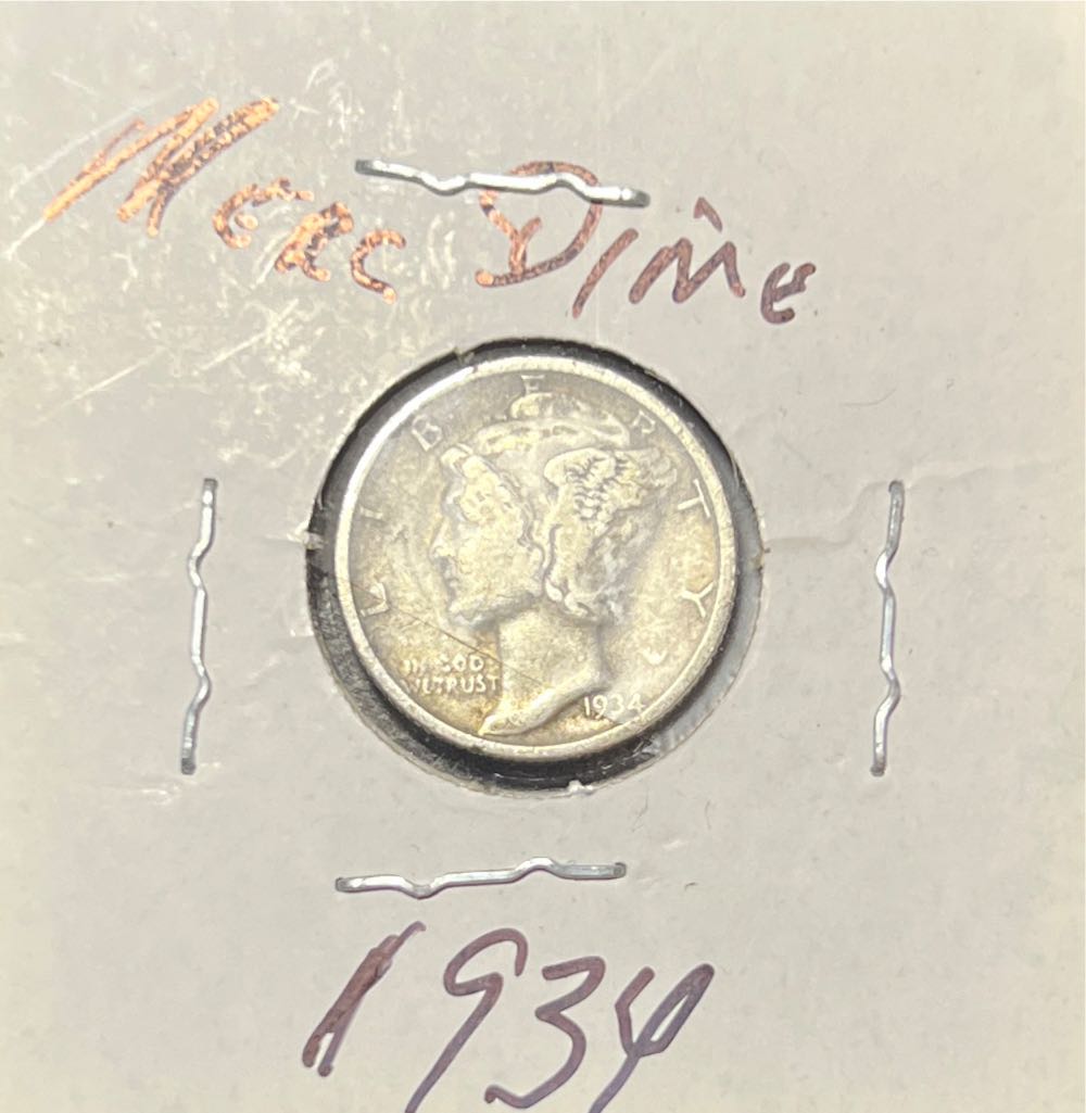 Mercury Dime - 1938 D  coin collectible - Main Image 1