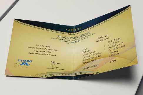 2012 Peace Park Series  coin collectible - Main Image 4