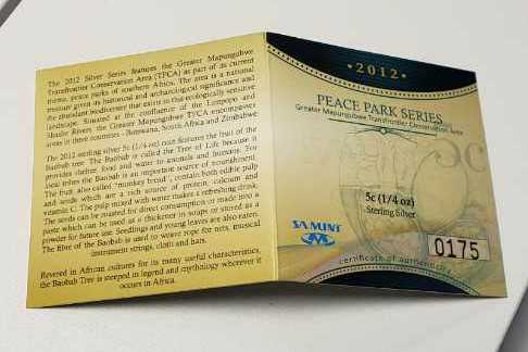 2012 Peace Park Series coin collectible - Main Image 3