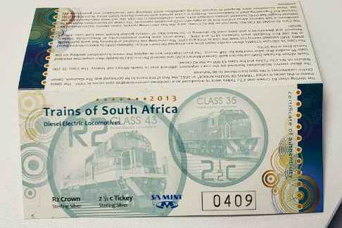 2013 Trains Of South Africa  coin collectible - Main Image 3