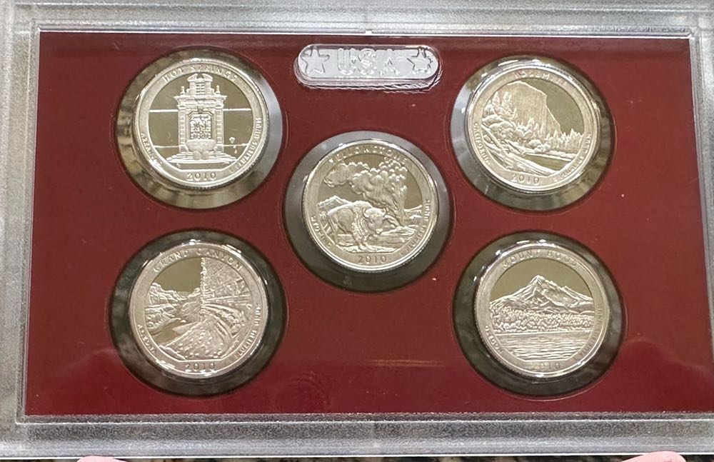 Proof Set Silver State Quarters 2010 coin collectible - Main Image 1