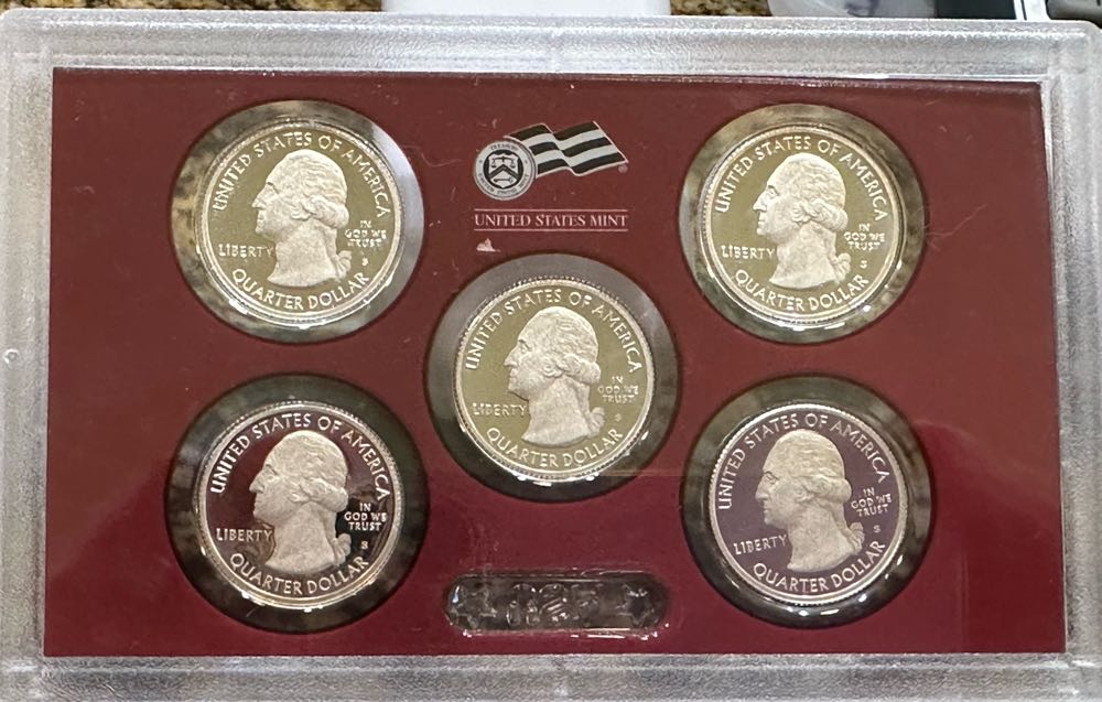 Proof Set Silver State Quarters 2010 coin collectible - Main Image 2