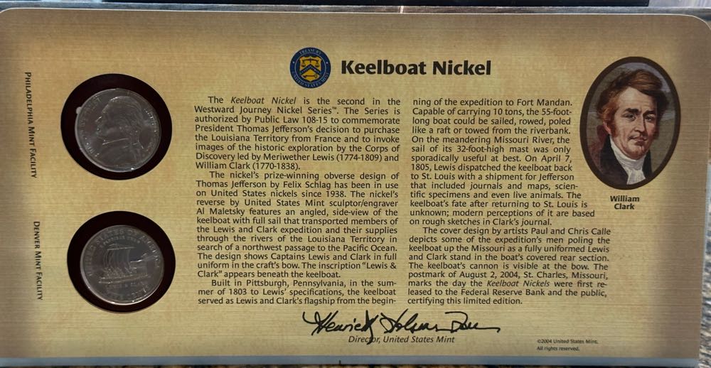 Nickel Westward Journey Coin Cover coin collectible - Main Image 2