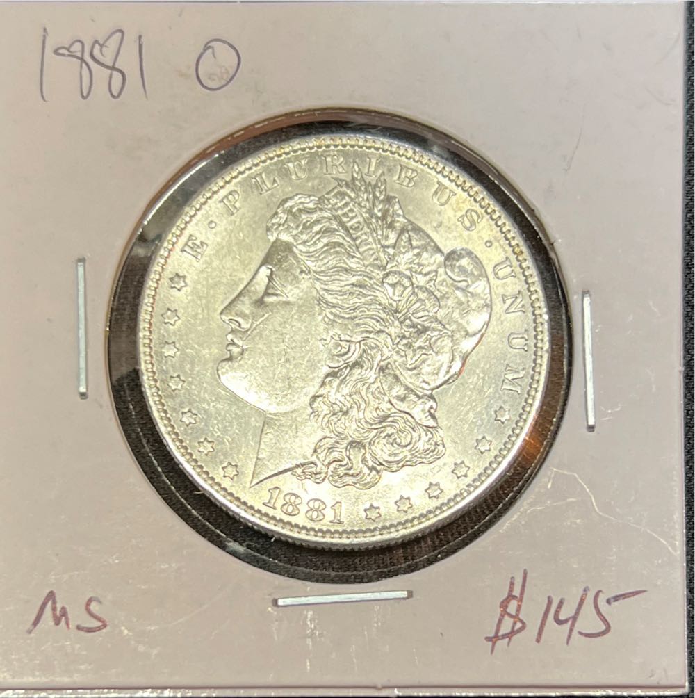 Morgan Silver Dollar - 1881 O  coin collectible - Main Image 3