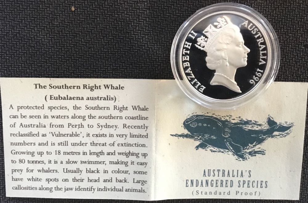 Australias Endangered Species, Southern Right Whale  coin collectible - Main Image 4