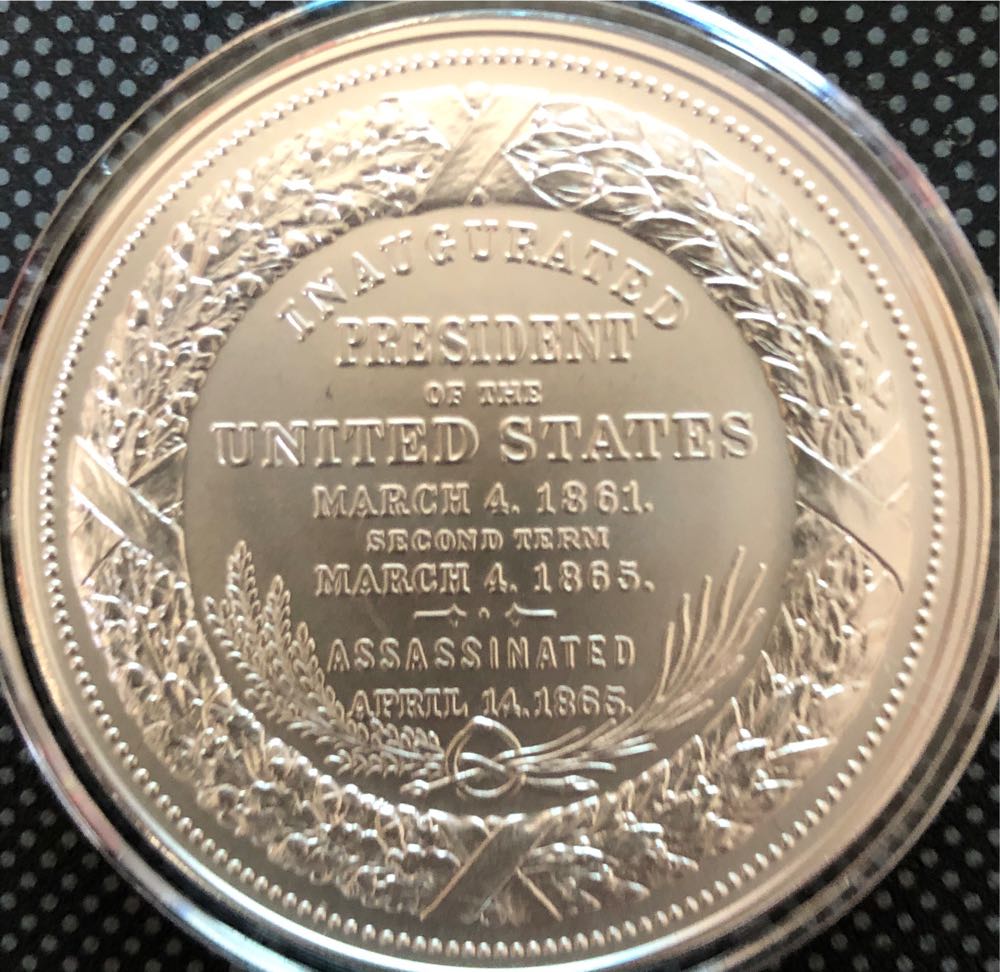 US Medal Pres 16 Abraham Lincoln  coin collectible - Main Image 2