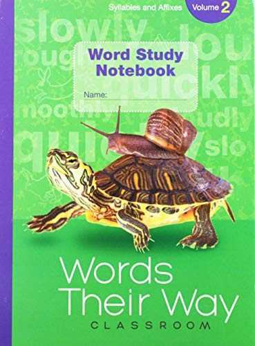 Words Their Way Classroom Syllables And Affixes Volume 2  coin collectible [Barcode 9781428441927] - Main Image 1