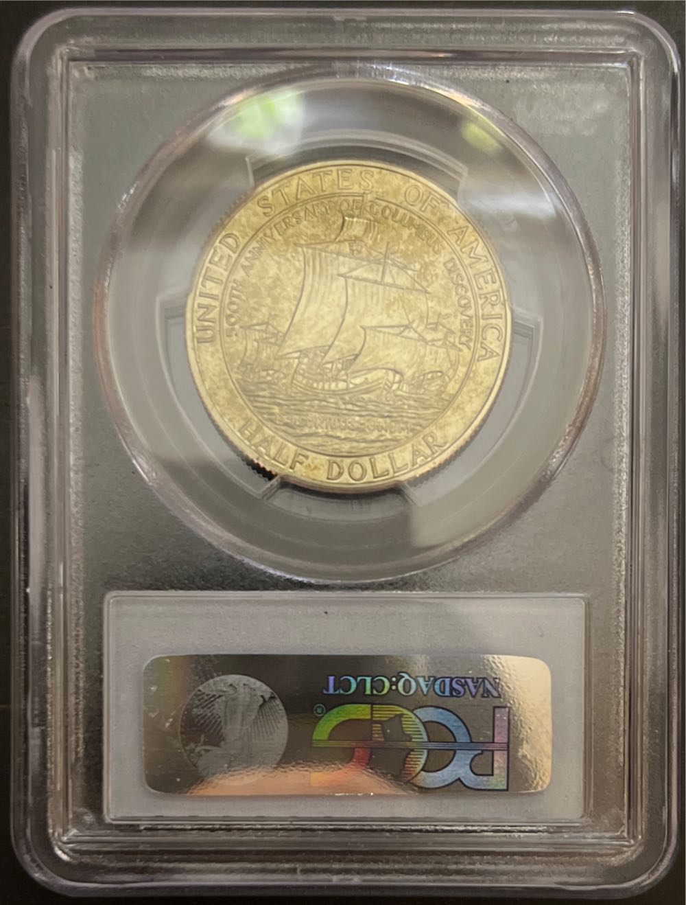 Columbus Commemorative Half Dollar - 1992 D  coin collectible - Main Image 2