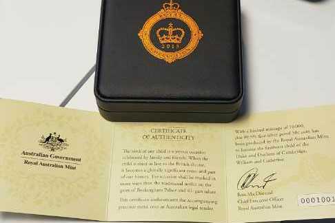 2013 Royal Collection Firstborn Baby Of The Duke And Duchess Of Cambridge   coin collectible [Barcode 9314682102848] - Main Image 3