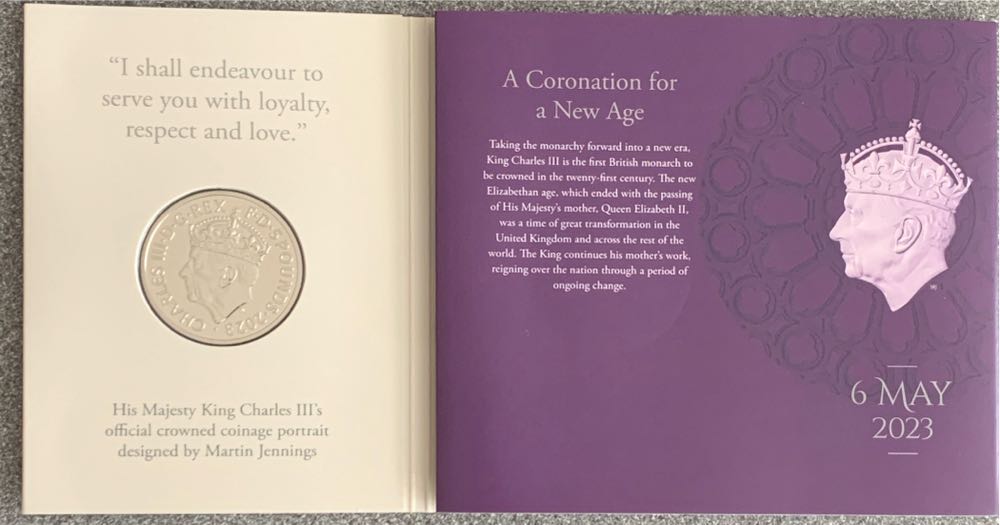 Coronation Of His Majesty King Charles III  coin collectible [Barcode 5026177619079] - Main Image 2
