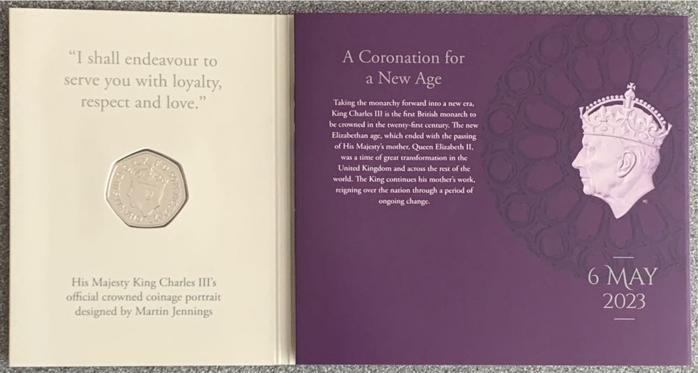 Coronation Of His Majesty King Charles III  coin collectible [Barcode 5026177618553] - Main Image 2