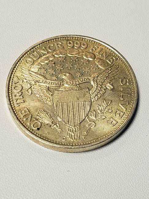 Liberty One Ounce Silver Round  coin collectible - Main Image 2