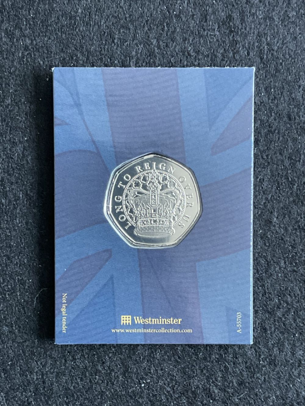 King’s 74th Birthday Medal  coin collectible - Main Image 2