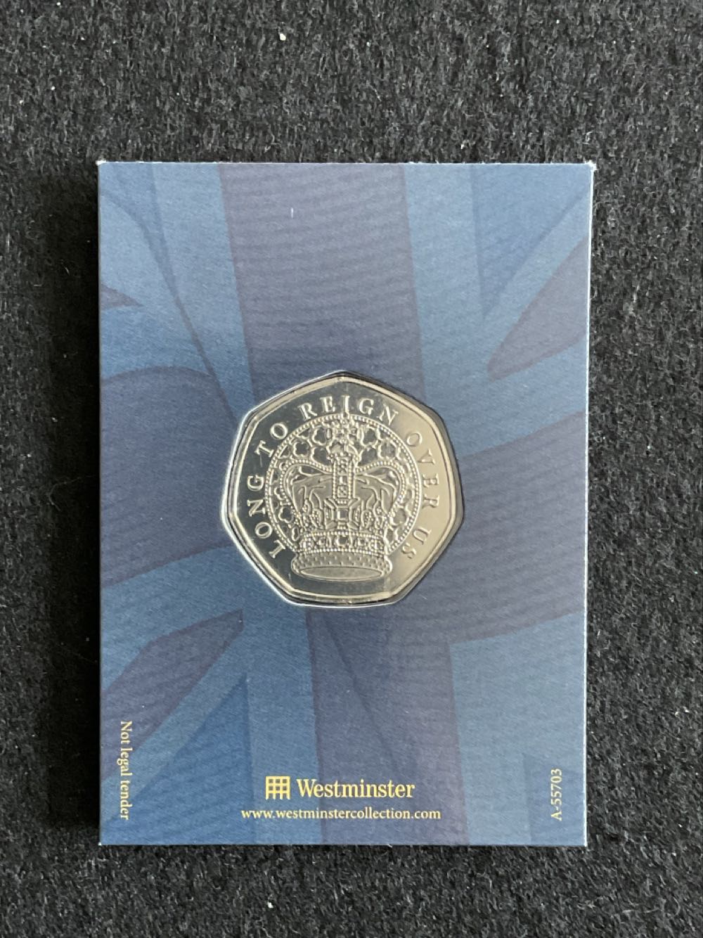 The Apointing Of Rishi Sunak As PM Medal  coin collectible - Main Image 2