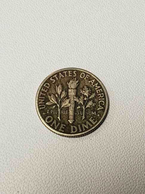 1950 Roosevelt Dime  coin collectible - Main Image 2