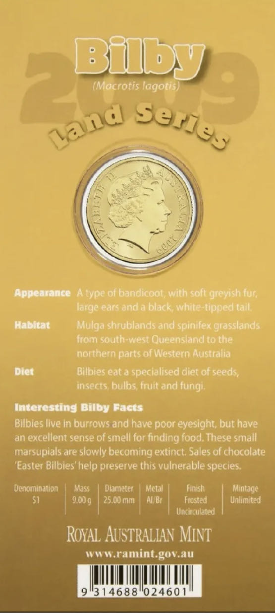 Australian Land Serious Bilby  coin collectible [Barcode 9314688024601] - Main Image 3