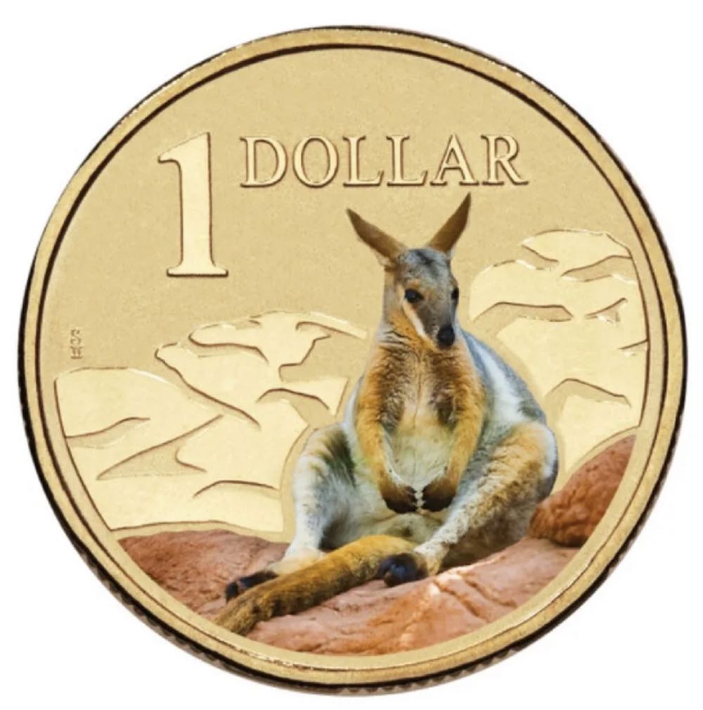 Australian Land Series Rock Wallaby  coin collectible [Barcode 9314688024588] - Main Image 2