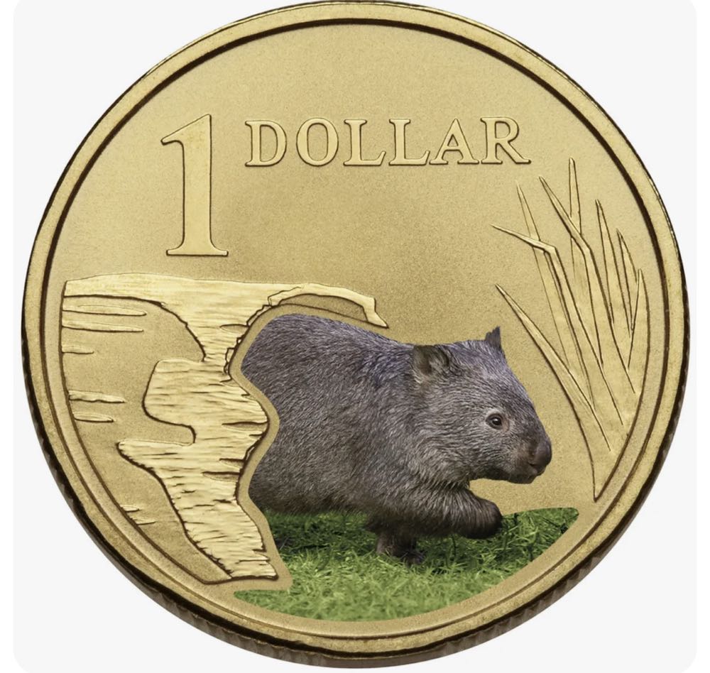 Australian Land Series Wombat  coin collectible [Barcode 9314688024540] - Main Image 2