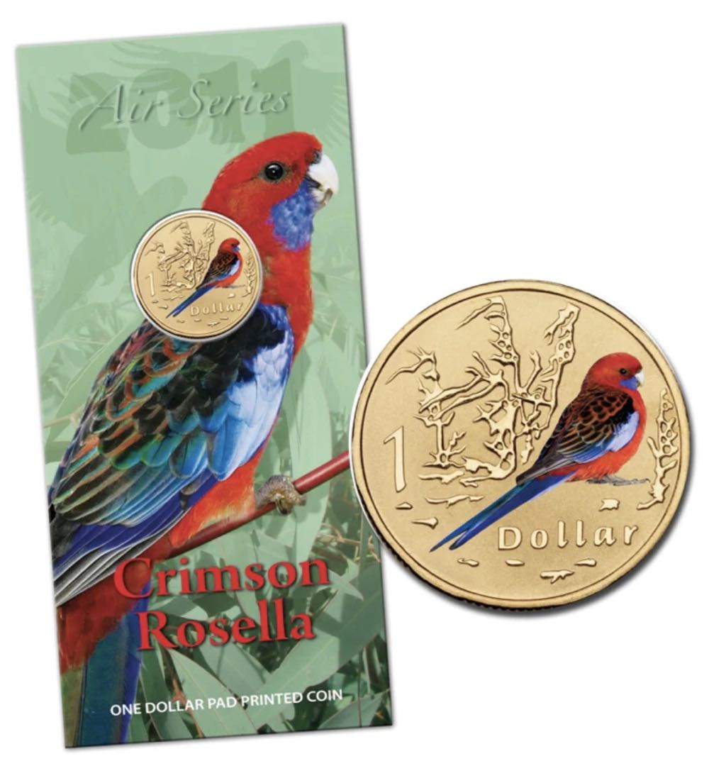 Australian Air Series Crimson Rosella  coin collectible [Barcode 9314683100539] - Main Image 3