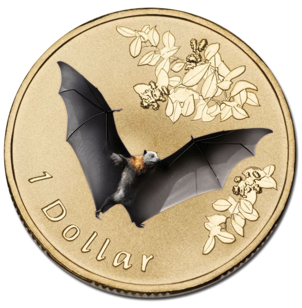 Australian Air Series - Grey Headed Flying Fox  coin collectible [Barcode 9314683100683] - Main Image 2