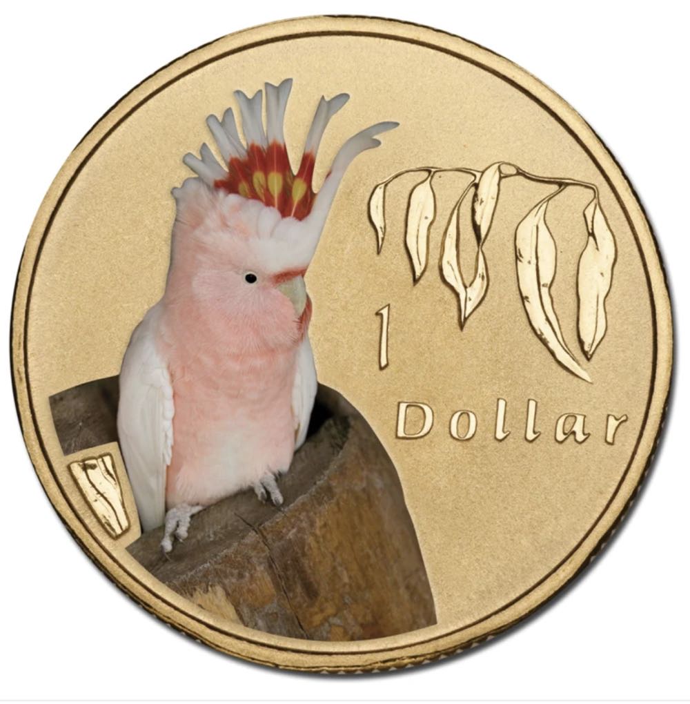 Australian Air - Major Mitchell Cockatoo  coin collectible [Barcode 9314683100560] - Main Image 2