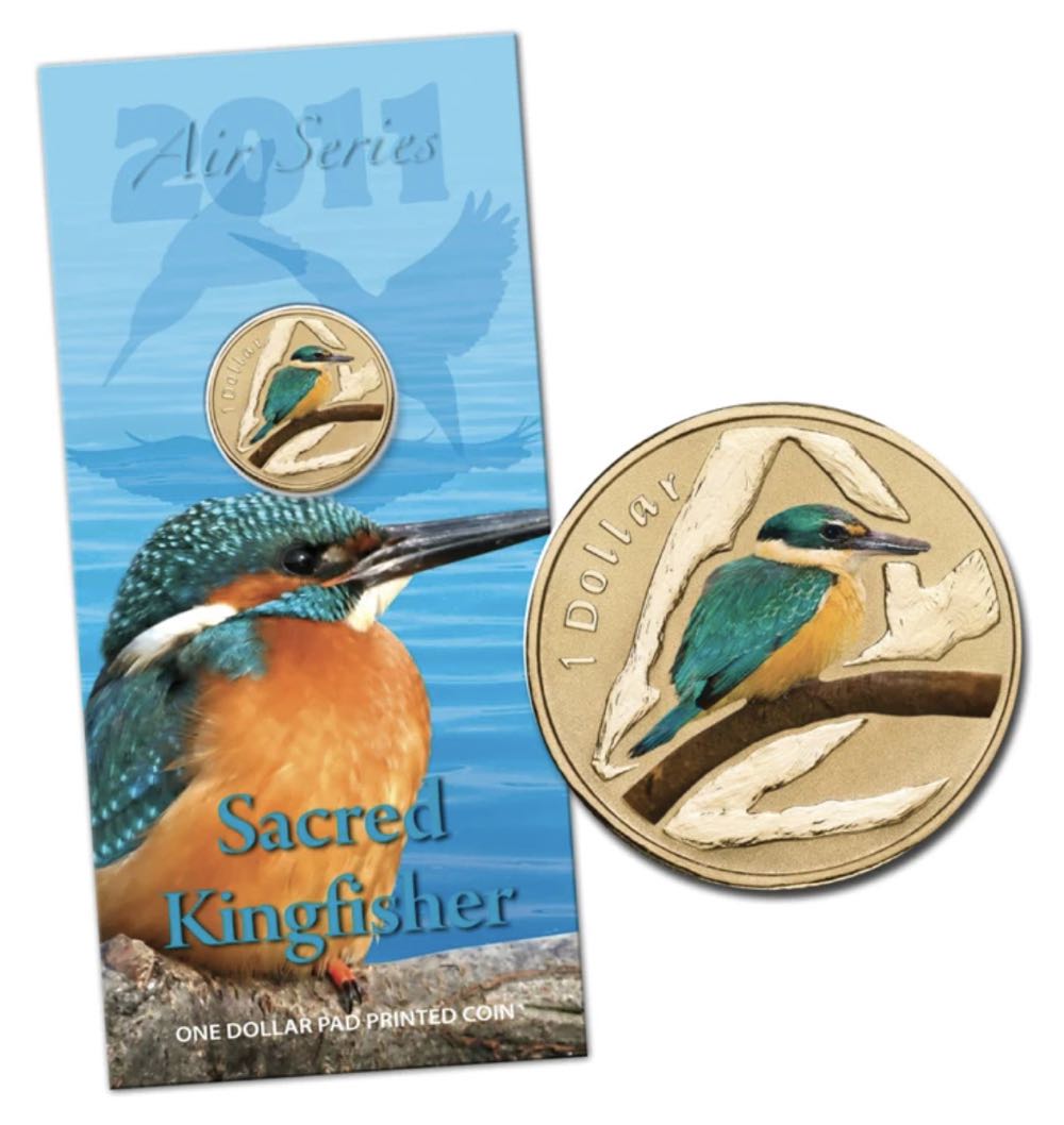 Australian Air Series - Sacred Kingsfisher  coin collectible [Barcode 9314683100652] - Main Image 3