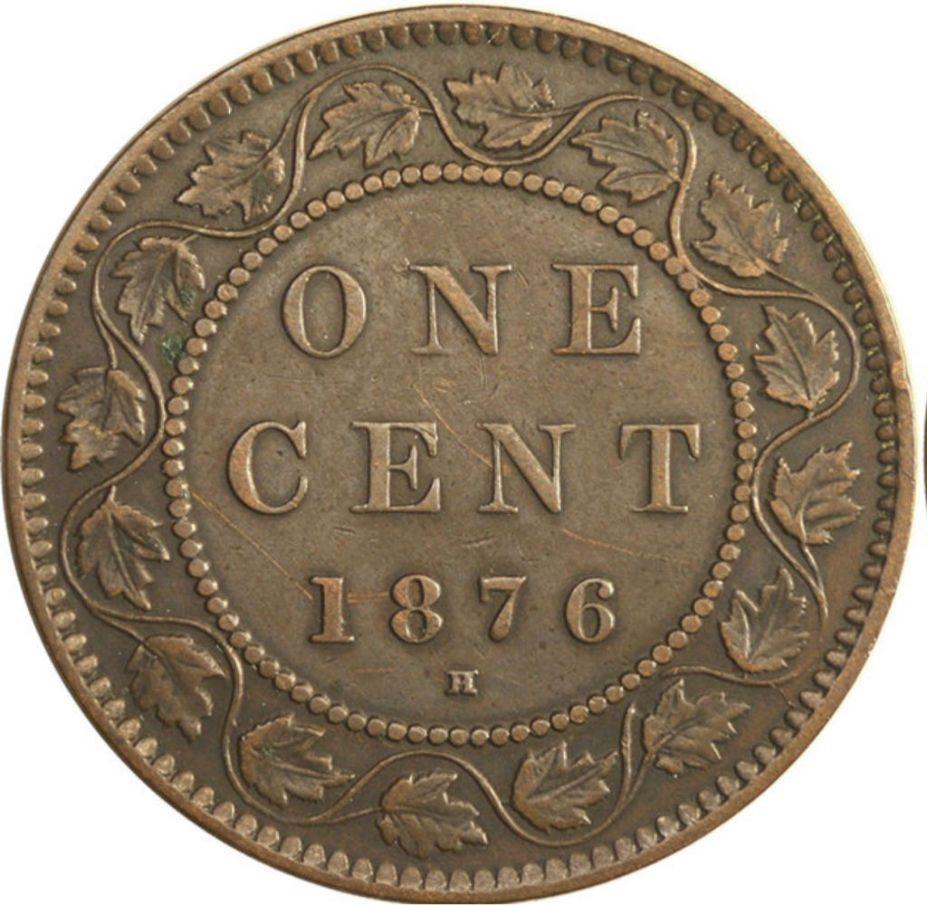 Canada 1876 1 Cent  coin collectible - Main Image 2