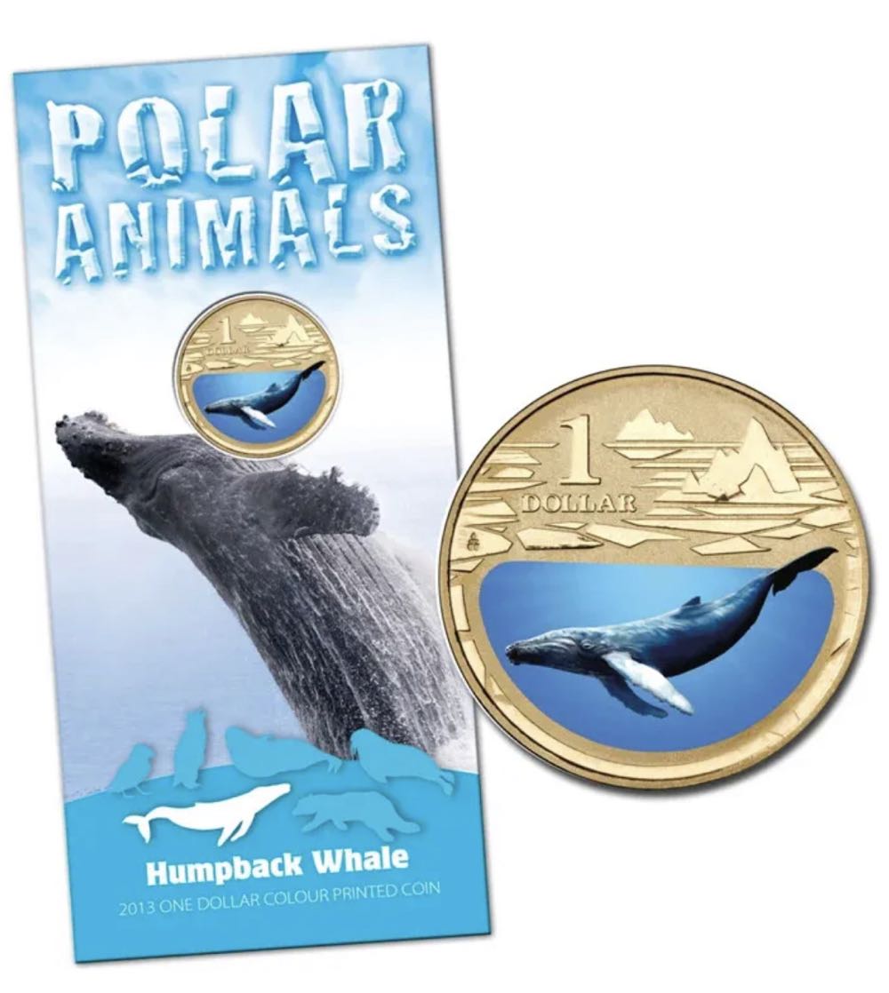 Polar Animals - Humpback Whale  coin collectible [Barcode 9314683102250] - Main Image 3
