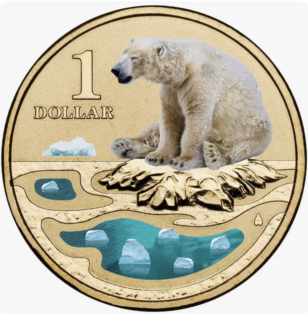 Polar Animals - Polar Bear  coin collectible [Barcode 9314683102281] - Main Image 2