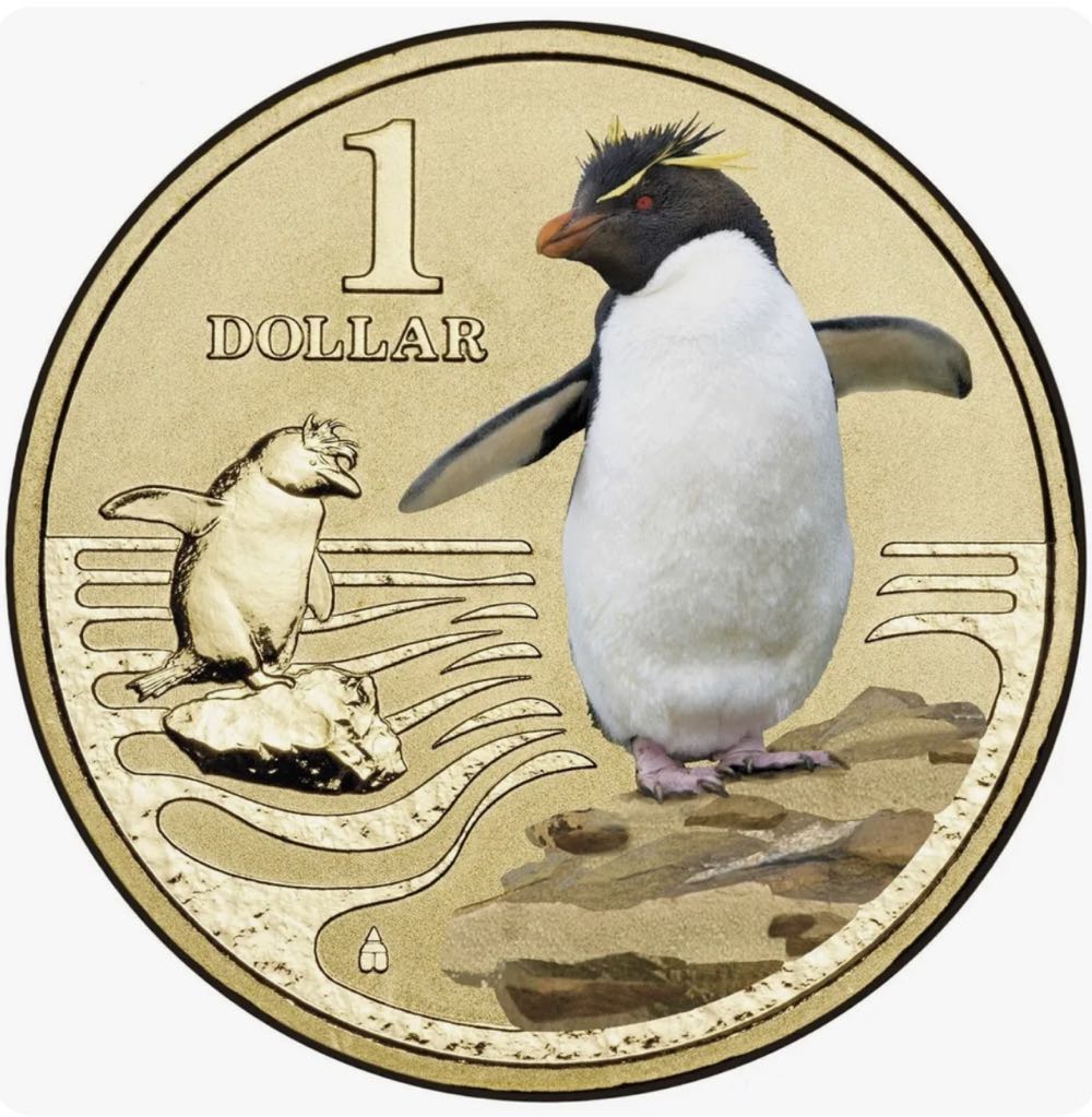 Polar Animals - Rockhopper Penguin  coin collectible [Barcode 9314683102311] - Main Image 2