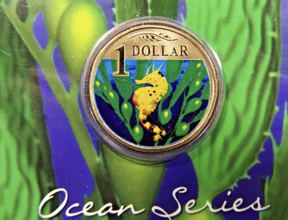 2007 Ocean Series - Big Belly Sea Horse  coin collectible [Barcode 9314688024489] - Main Image 2