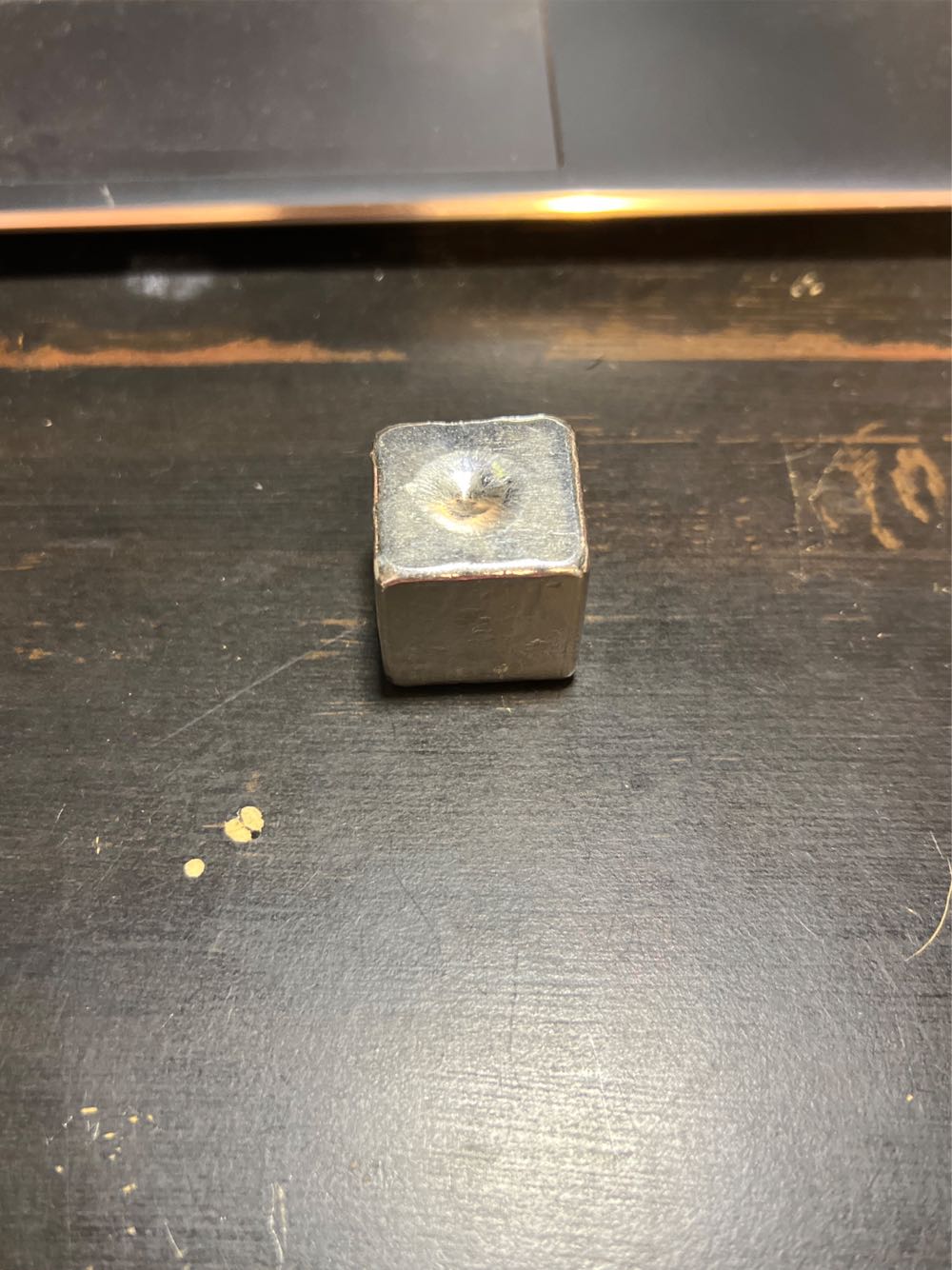 Yeagers Poured Silver YPS Cube 5 Oz  coin collectible - Main Image 2