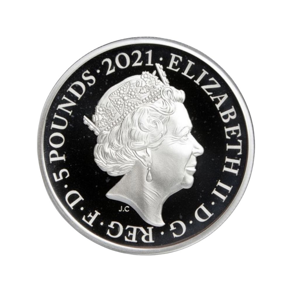 Gothic Crown Portrait 2 Ounce Silver Proof  coin collectible - Main Image 2